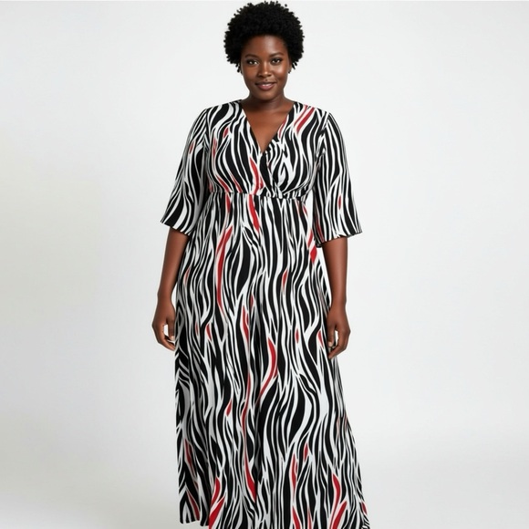 Nikki Poulos Dresses & Skirts - Nikki Poulos Maxi Silky Dress